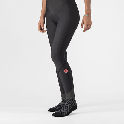 Lange Trägerhose CASTELLI VELOCISSIMA DT Damen Schwarz Reflex