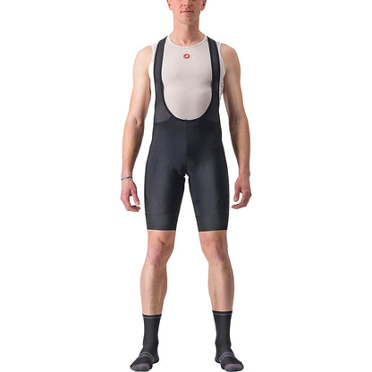 Trägerhose Kurz mit Trägern CASTELLI ENTRATA 2 Schwarz