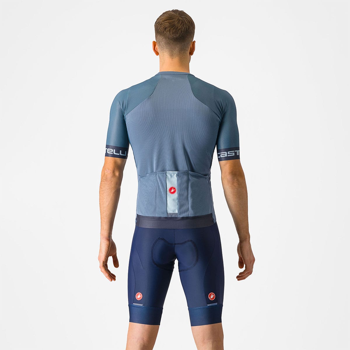 CASTELLI ENTRATA 2 Kurze Trägerhose Blau