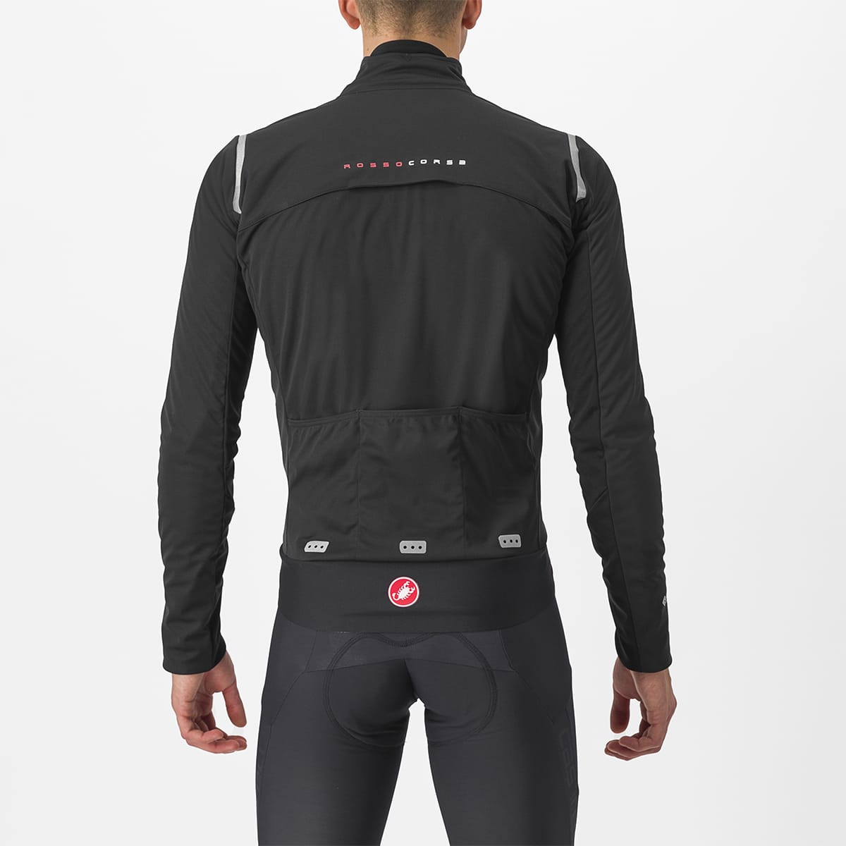 CASTELLI ALPHA DOPPIO ROS Jacket Schwarz/Reflex