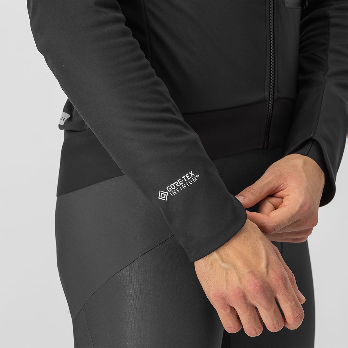 CASTELLI ALPHA DOPPIO ROS Jacket Schwarz/Reflex