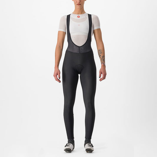 CASTELLI ENTRATA Damen Lange Trägerhose Schwarz