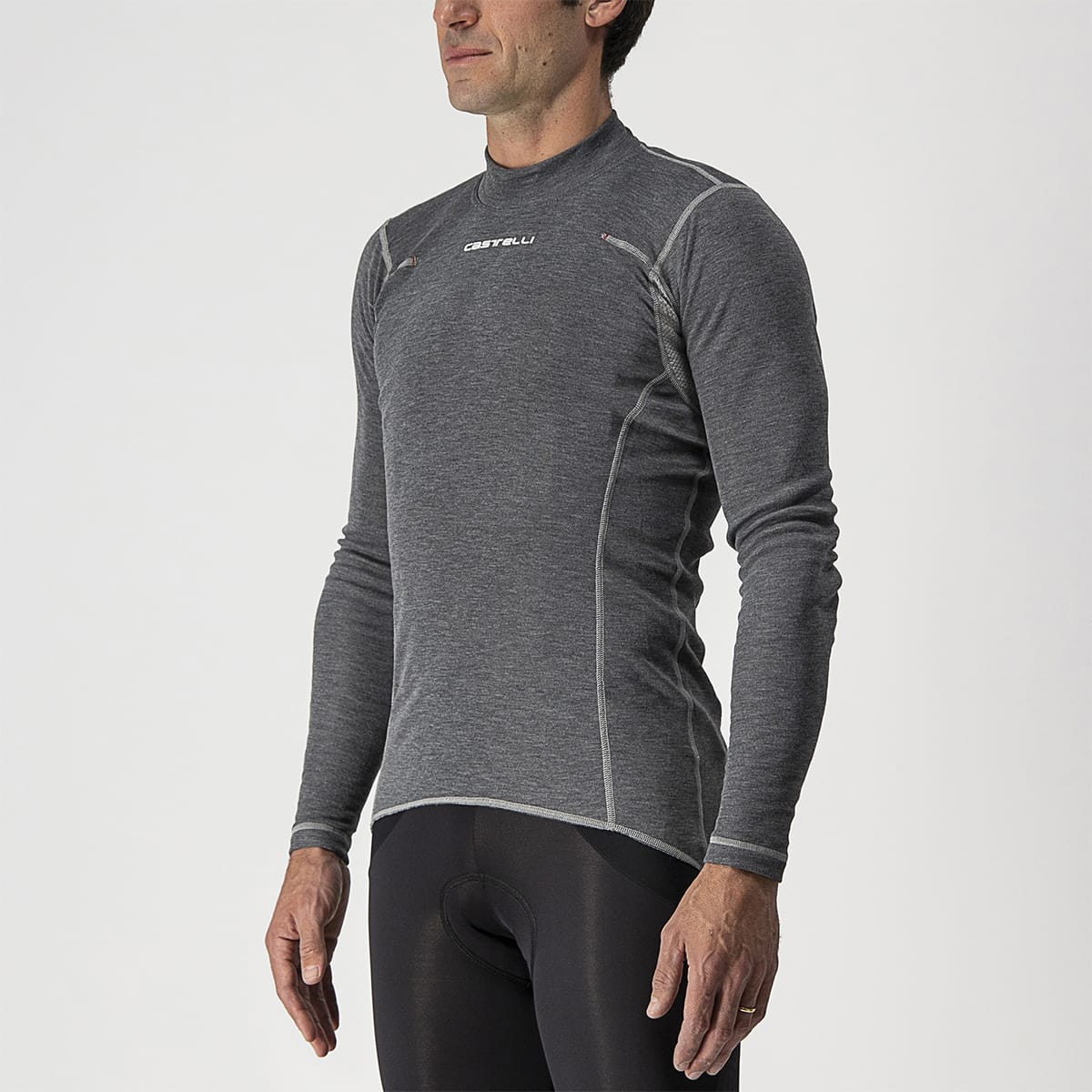 Unterwäsche CASTELLI FLANDERS WARM Longsleeve Grau