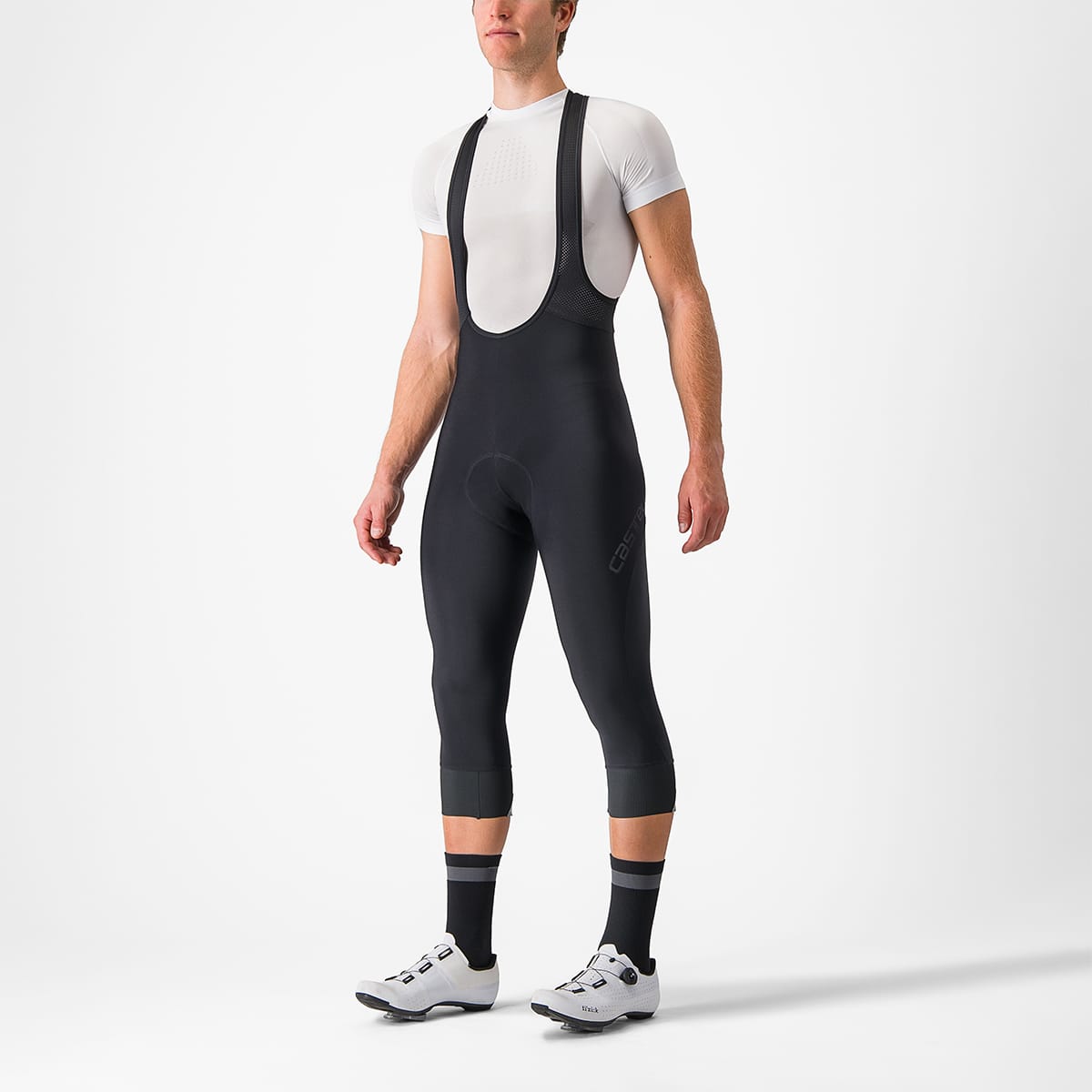 CASTELLI TUTTO NANO 3/4-Trägerhose Schwarz