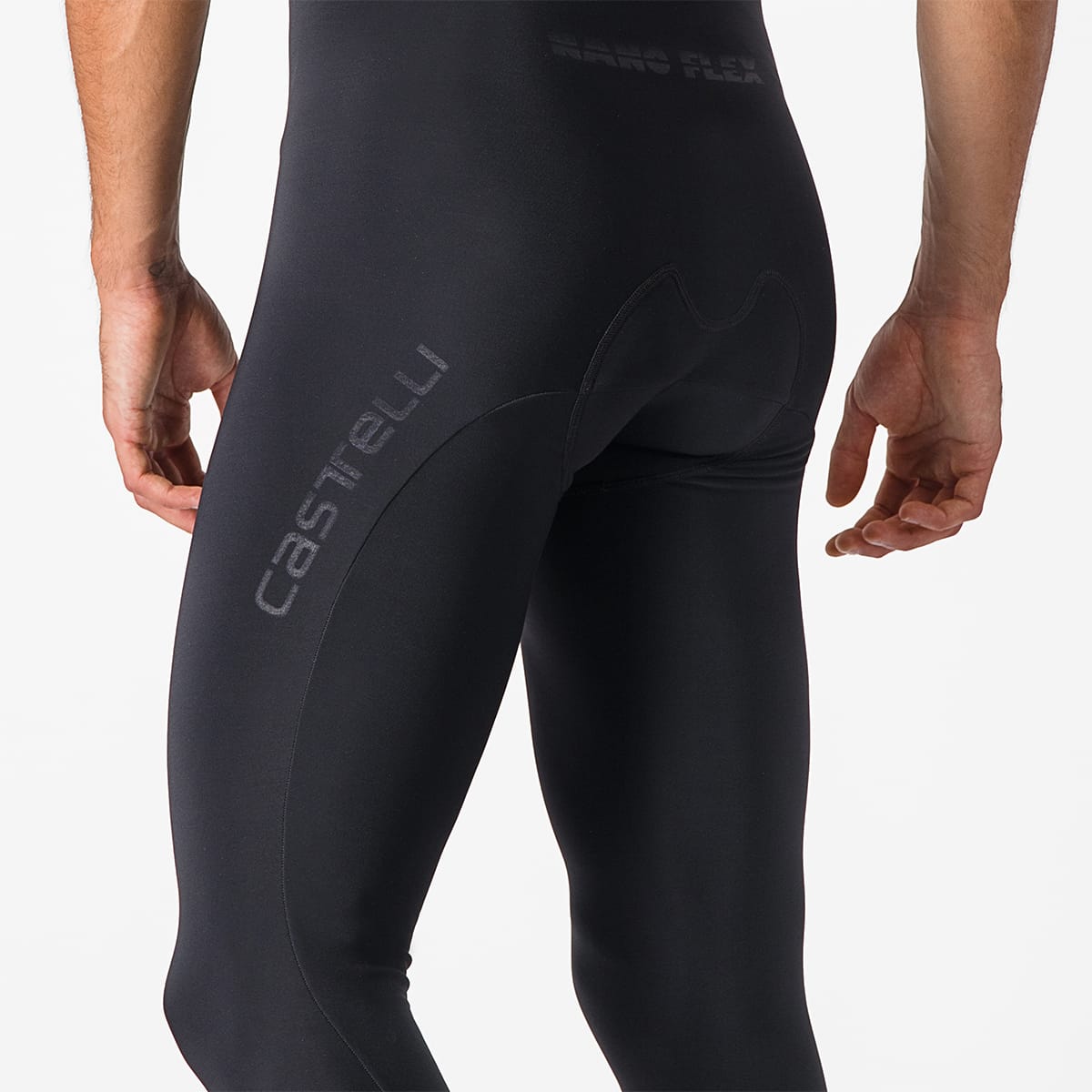 CASTELLI TUTTO NANO Lange Trägerhose Schwarz