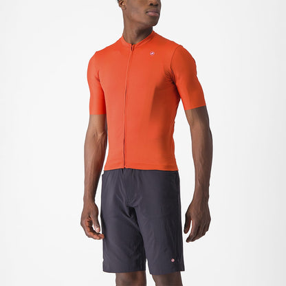 Trikot CASTELLI UNLIMITED ENTRATA 2 Kurzarm Orange