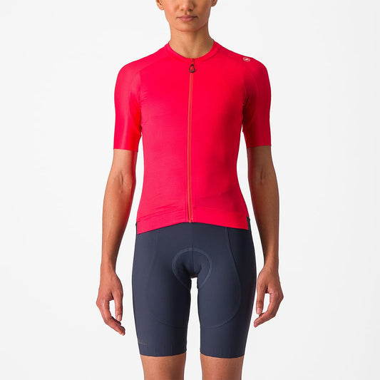 CASTELLI ESPRESSO Damen Trikot Kurzarm Hibiskus