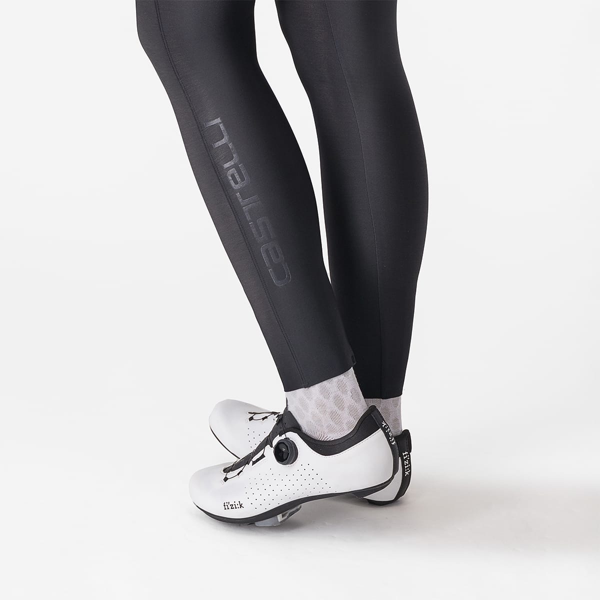 CASTELLI ESPRESSO DT Damen Lange Trägerhose Schwarz