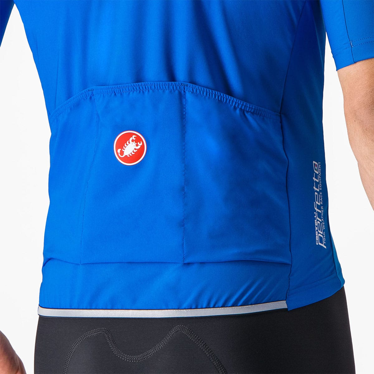 Trikot CASTELLI PERFETTO RoS 2 WIND Kurzarm Blau