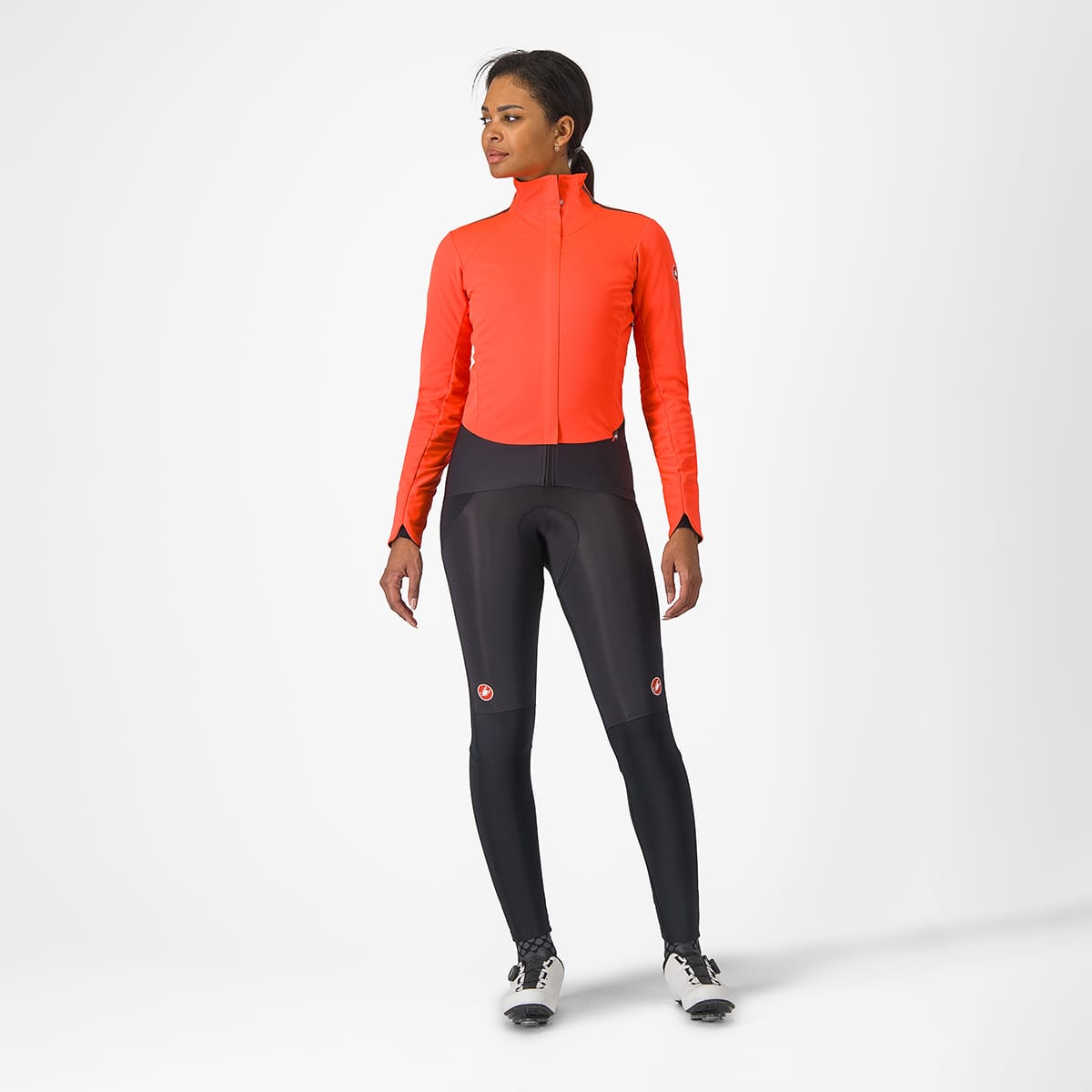 CASTELLI ALPHA DOPPIO ROS Jacket Women Pink/Schwarz