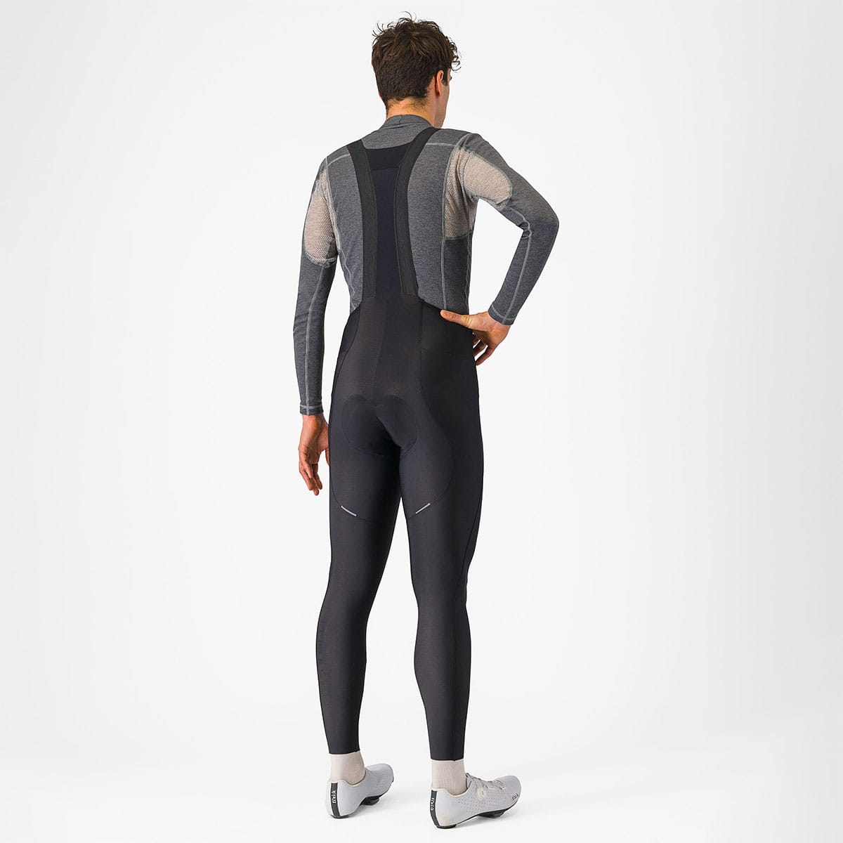 CASTELLI ESPRESSO Lange Trägerhose Schwarz