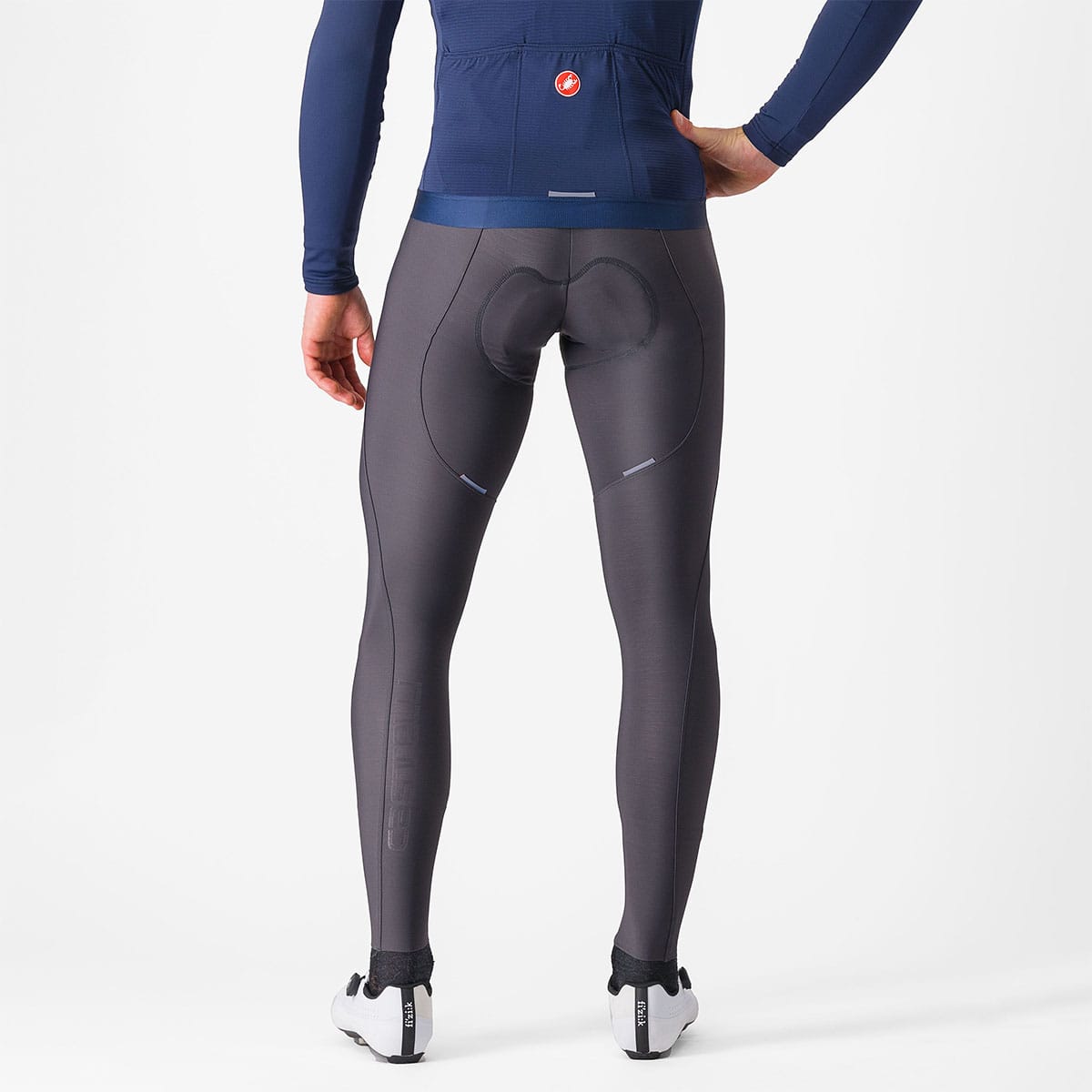 CASTELLI ESPRESSO Lange Trägerhose Grau