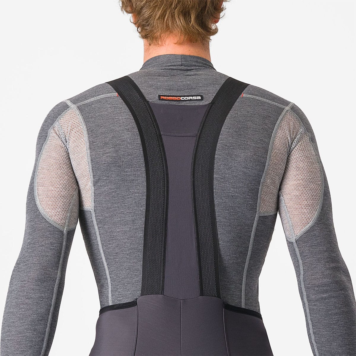 CASTELLI ESPRESSO Lange Trägerhose Grau