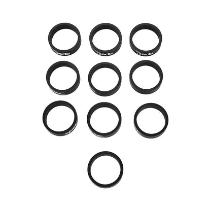Set 10 Steuersatz-Spacer DEDA 1 1/8" Aluminium Höhe 10mm