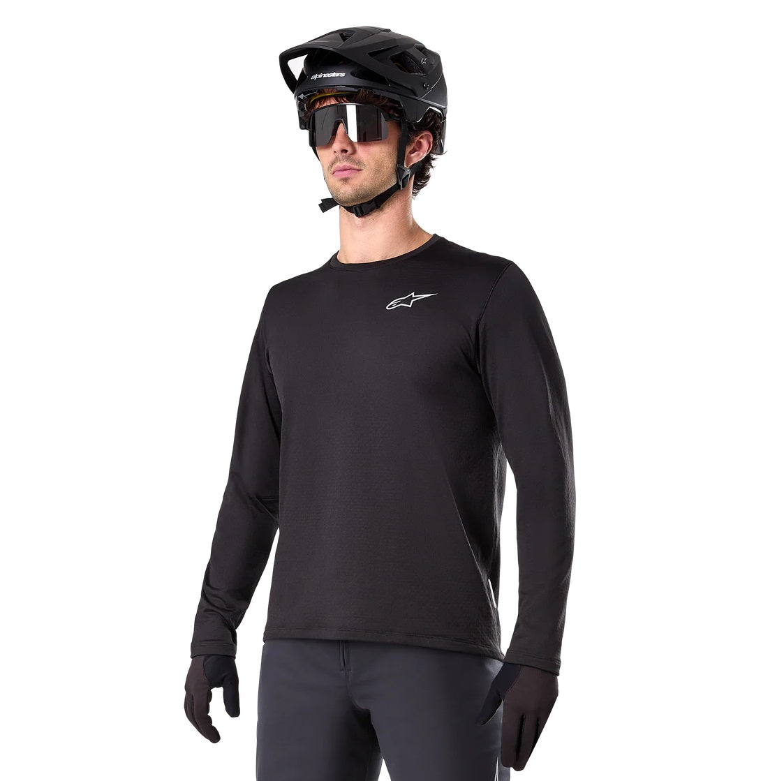 Trikot ALPINESATRS A-DURA THERMAL Schwarz