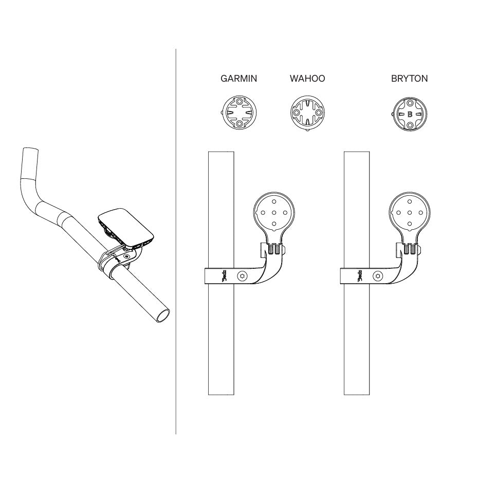 DEDA PARAMOUNT GPS-Halterung für 24mm Extension
