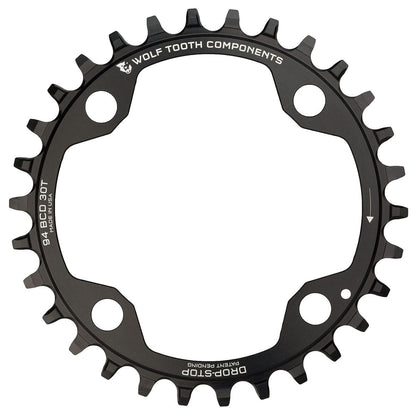 Kettenblatt WOLF TOOTH 94 BCD 10/11V Sram X01/X1/GX/NX 4 Loch 94mm Schwarz