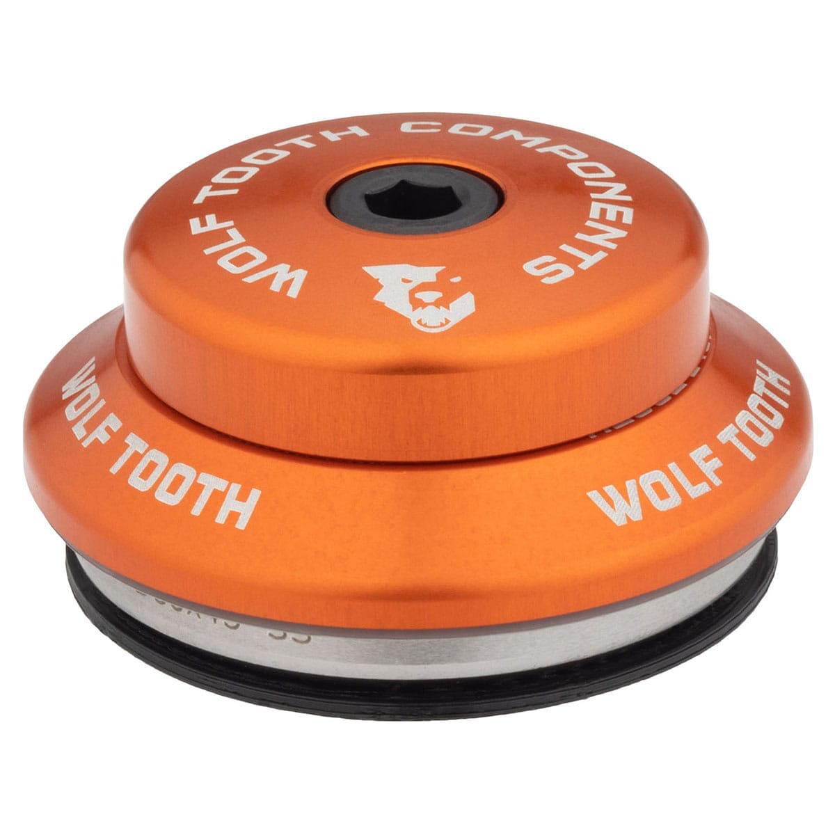 Cuvette Haute pour Jeu de Direction Intégré WOLF TOOTH PREMIUM 1"1/8 IS42 Stack 7mm Orange