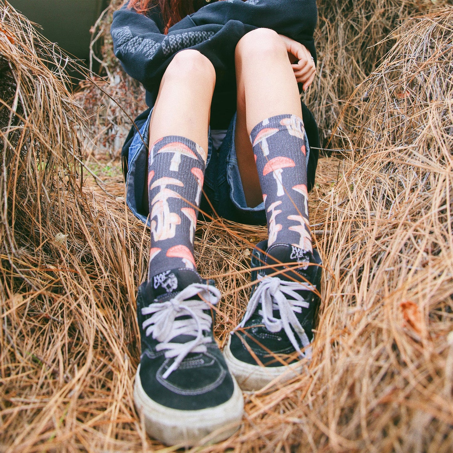 Socken MERGE4 HANNA MINCK MUSHROOM