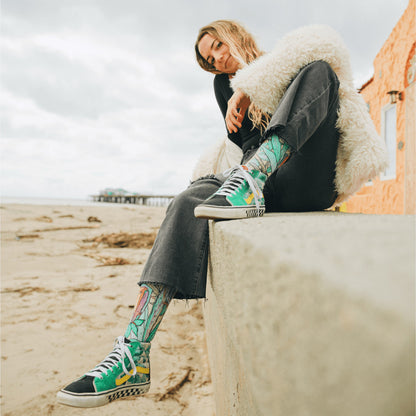 Socken MERGE4 BAD OTIS LINK RAINBOW FLOWER