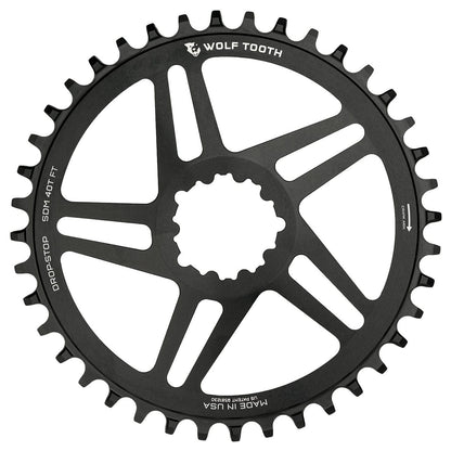 Mono-Kettenblatt WOLF TOOTH 10/11/12V Sram Direct Mount Offset 6mm Schwarz
