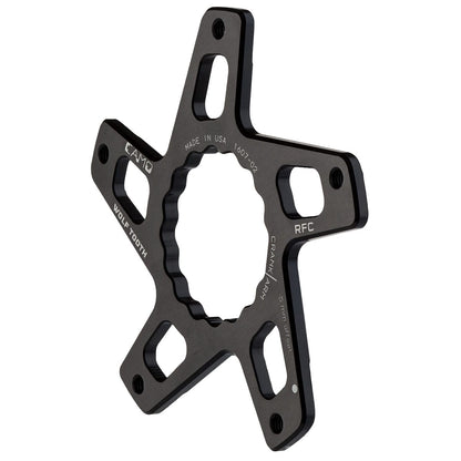 Kettenblattring WOLF TOOTH CAMO M5 Raceface Cinch Direct Mount Offset -5mm Schwarz