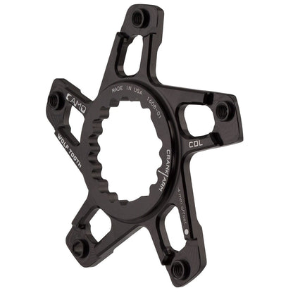 Tretlager-Stern WOLF TOOTH CAMO M4 Cannondale Direct Mount Offset -4mm Schwarz