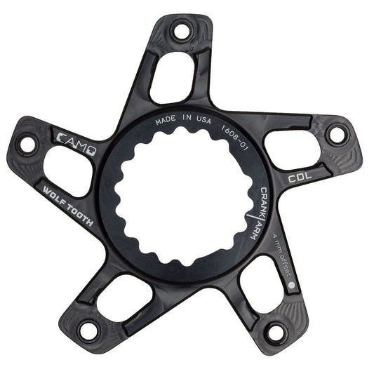 Étoile de Pédalier WOLF TOOTH CAMO M4 Cannondale Direct Mount Offset -4mm Rouge