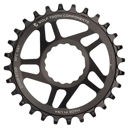 Mono-Kettenblatt WOLF TOOTH BOOST 9/10/11/12-fach Raceface CINCH Direct Mount Offset 3mm Schwarz