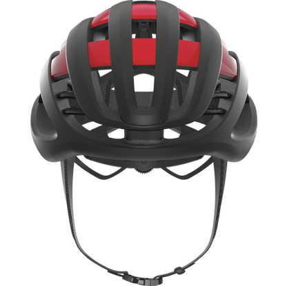 Rennradhelm ABUS AIRBREAKER Schwarz/Rot