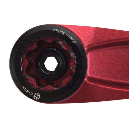 Kurbeln RACE FACE ATLAS CINCH Tretlager 68/73 mm Rot