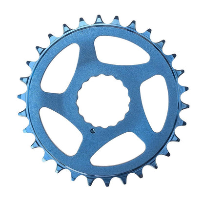 Einfachkettenblatt RACE FACE NARROW WIDE 9/10/11/12V Cinch Direct Mount Blau