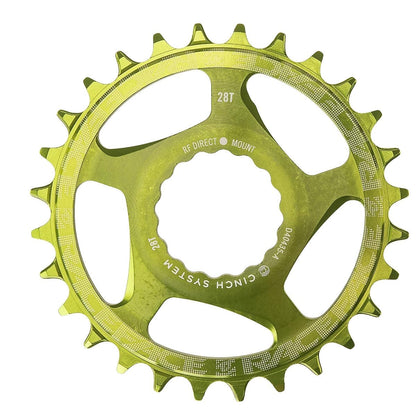 Mono-Kettenblatt RACE FACE NARROW WIDE 9/10/11/12V Cinch Direct Mount Grün