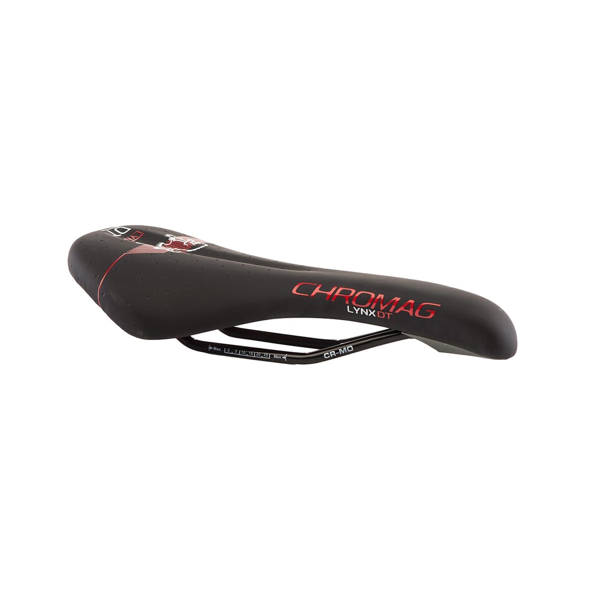 Selle CHROMAG LYNX DT Rails Chromoly Noir/Rouge