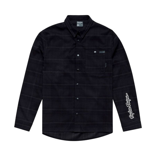 Technisches Hemd TROY LEE GRIND DESIGNS FLANNEL PLAID Carbon