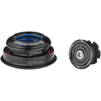 Semi-integrierter Steuersatz CANE CREEK HELLBLENDER 70 1"1/8 ZS44/ZS56 Schwarz