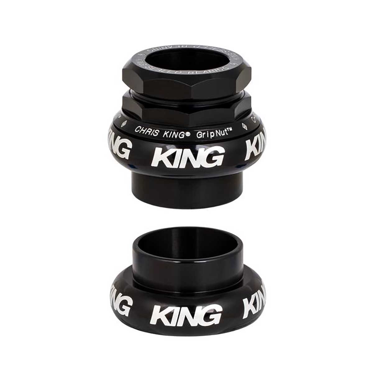 Jeu de Direction Externe CHRIS KING GRIPNUT 1" EC30/EC30 Noir