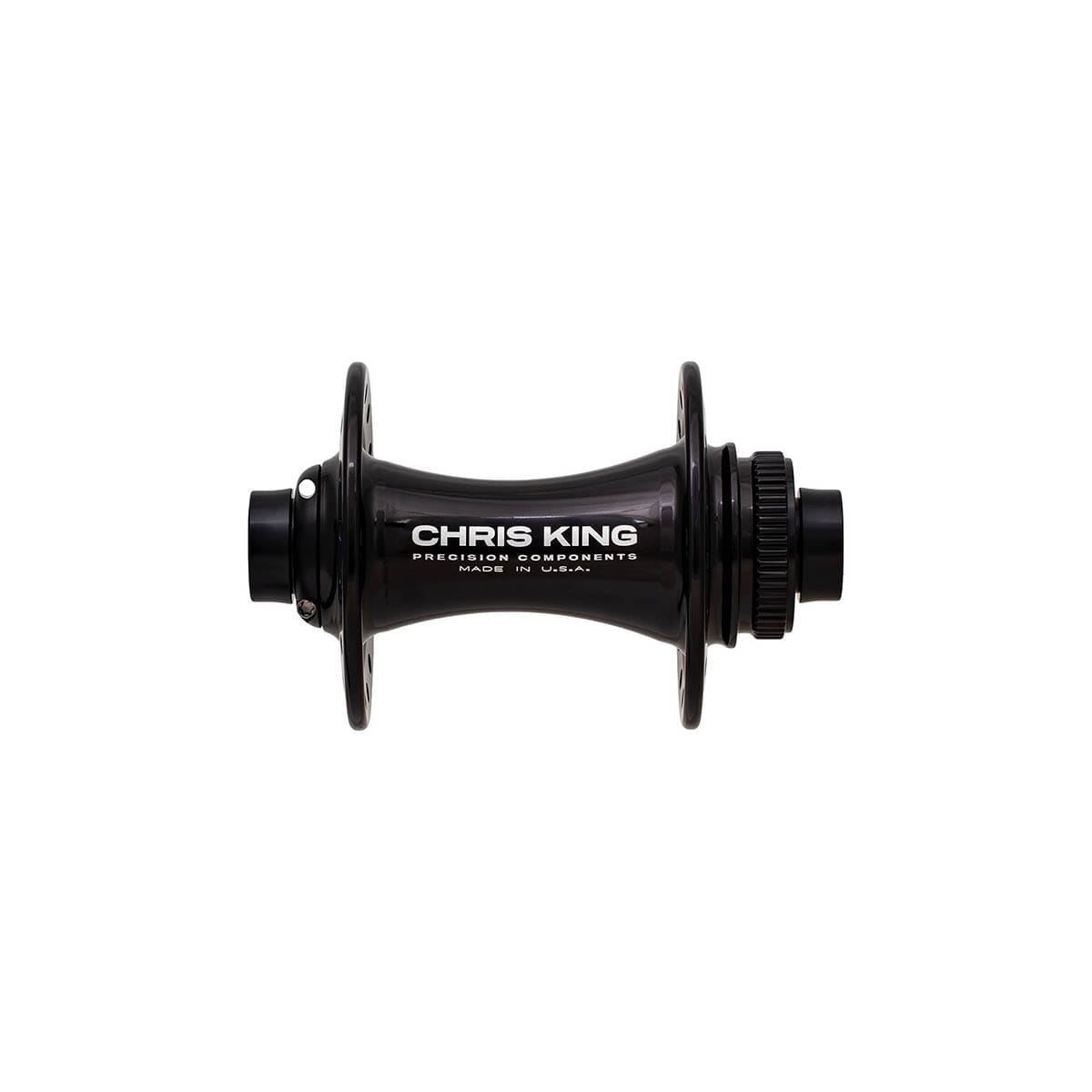 Moyeu Avant CHRIS KING BOOST CENTERLOCK 24 Trous Noir