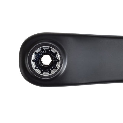 Carbon-Kurbeln für Elektro-MTB PRAXIS Motor Yamaha/Bosch Schwarz