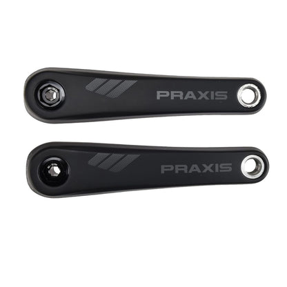 Kurbeln für Elektro-MTB PRAXIS Brose Motor Schwarz