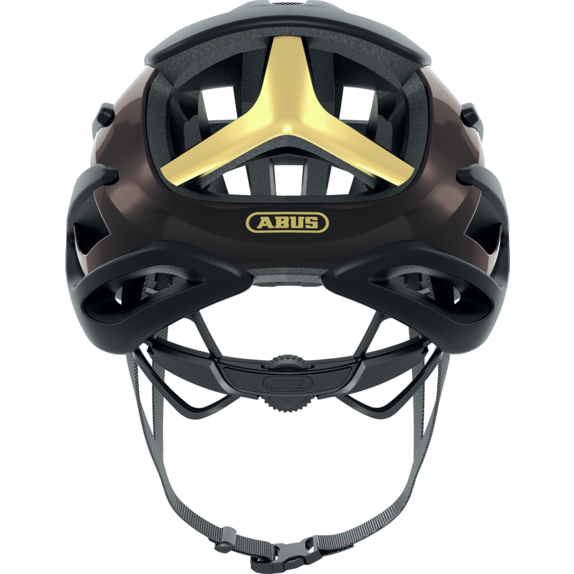 Helm Straße ABUS AIRBREAKER Schwarz/Gold