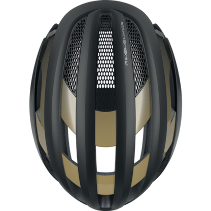 Rennradhelm ABUS AIRBREAKER Schwarz/Gold