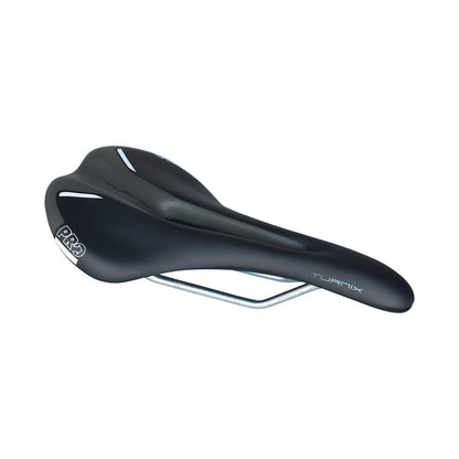 Sattel PRO TURNIX 142mm Crmo-Schienen Schwarz