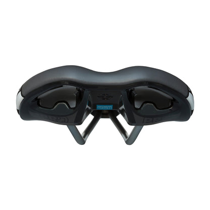 Sattel PRO TURNIX 142mm Crmo-Schienen Schwarz