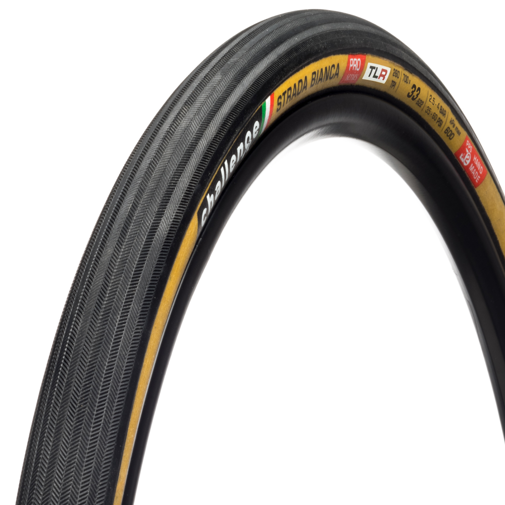 Reifen CHALLENGE OPEN STRADA BIANCA 700x33c Tubeless Ready Beige