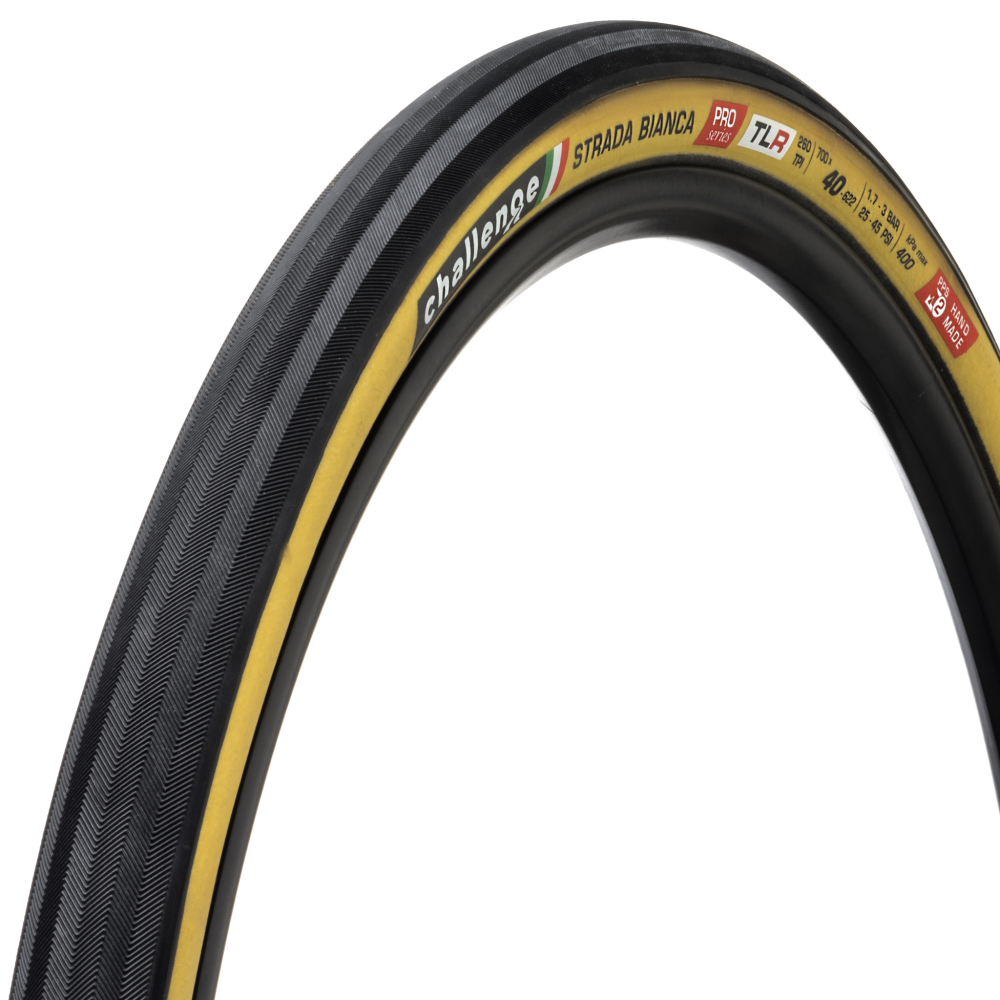 Reifen CHALLENGE OPEN STRADA BIANCA 700x40c Tubeless Ready Beige