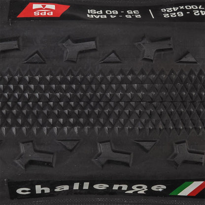 Reifen CHALLENGE GRAVEL GRINDER RACE 700x42c Faltbar Schwarz