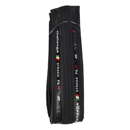 Reifen CHALLENGE STRADA 700x25c Tubeless Ready Faltbar Schwarz