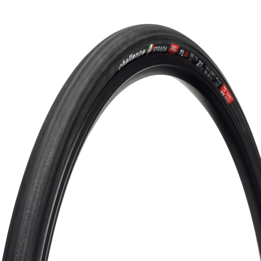 Reifen CHALLENGE STRADA 700x27c Tubeless Ready Schwarz