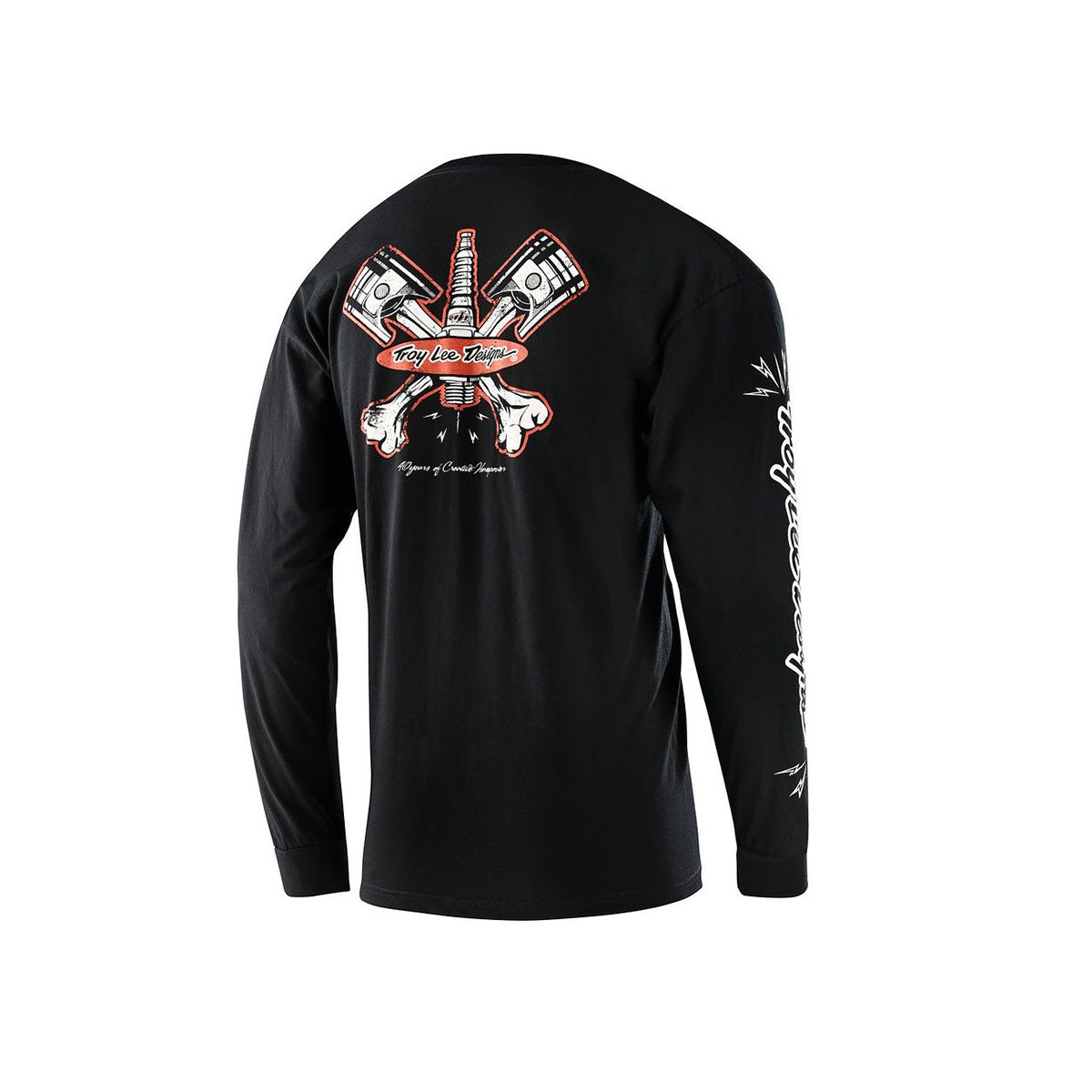 TROY LEE DESIGNS PISTONBONE Langarmtrikot Schwarz